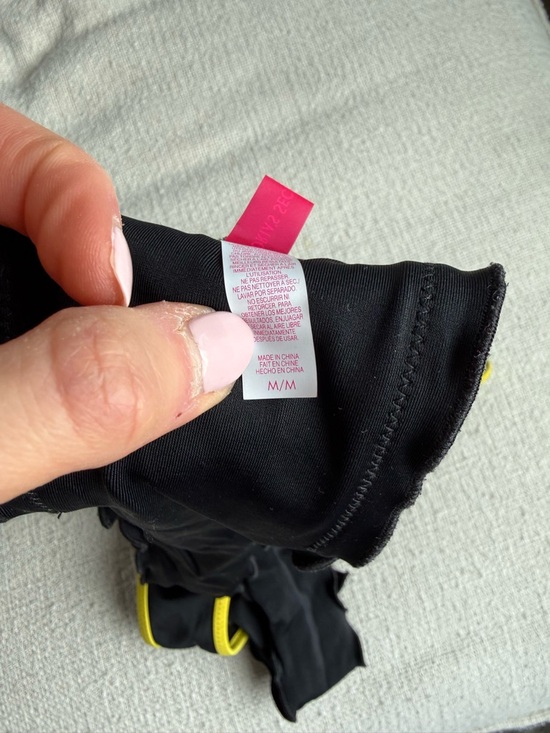 Victoria's Secret Black Bikini with Yellow, Mint & Lavender Trim - Picture 2 of 2